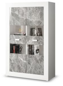 ПРАГА - Вітрина 4ДСК  (Світ меблів СОФІЯ)