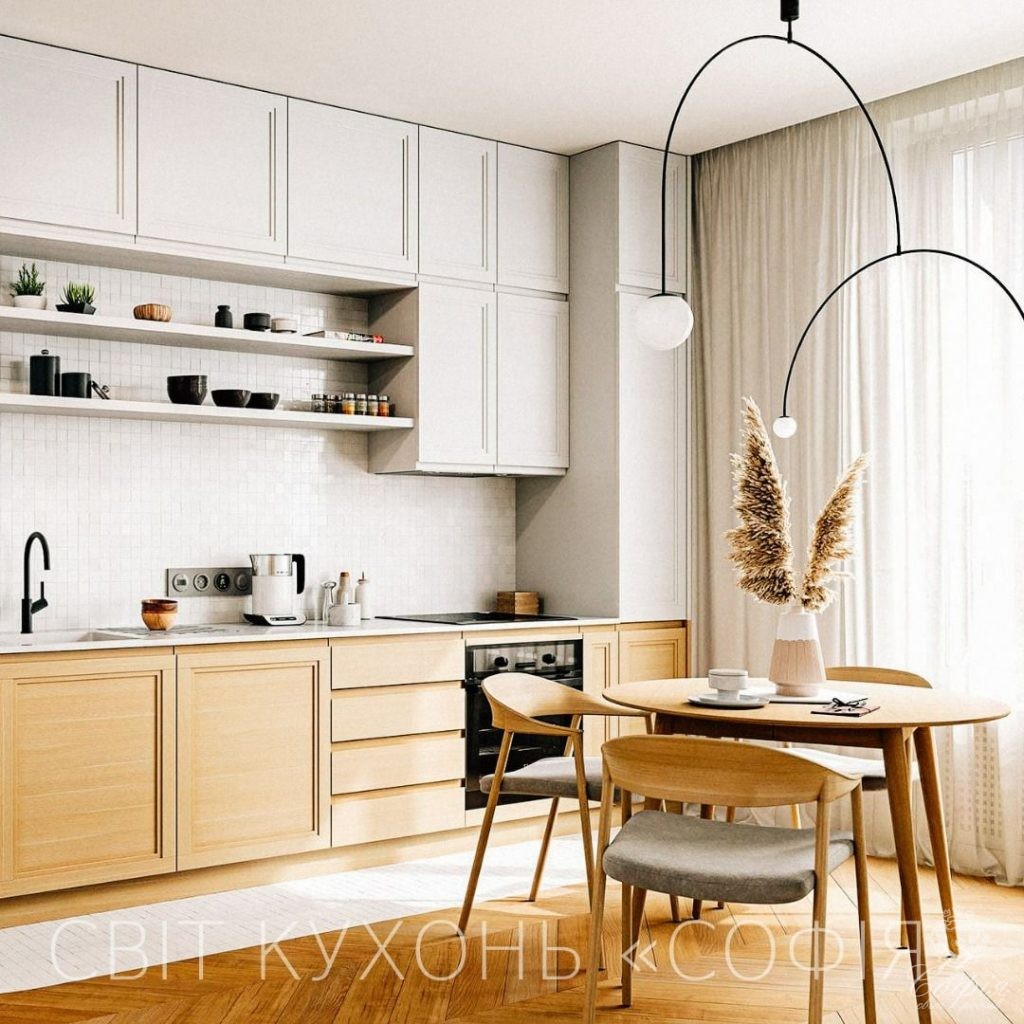 Класична кухня #13 виконана у білому кольорі Класична кухня #13 виконана у білому кольорі - Світ меблів СОФІЯ