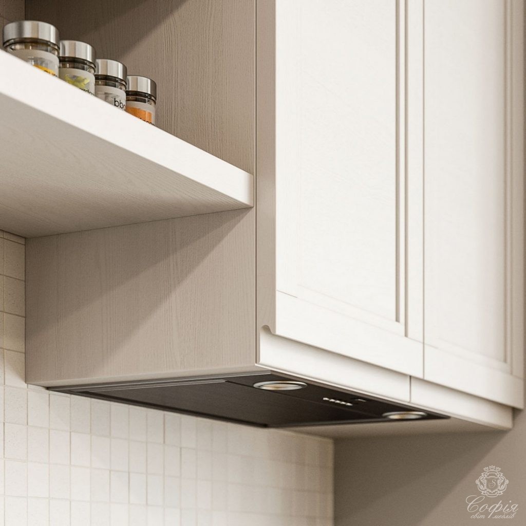 Класична кухня #13 виконана у білому кольорі Класична кухня #13 виконана у білому кольорі - Світ меблів СОФІЯ