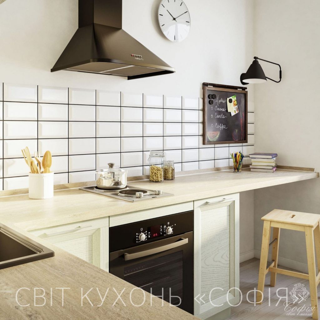 Кутова кухня #18 виконана у світлих тонах Кутова кухня #18 виконана у світлих тонах - Світ меблів СОФІЯ