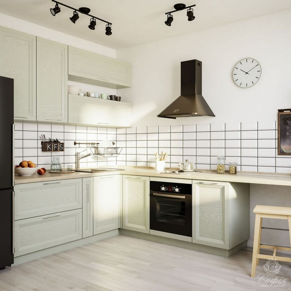 Кутова кухня #18 виконана у світлих тонах Фото Кутова кухня #18 виконана у світлих тонах - Світ меблів СОФІЯ